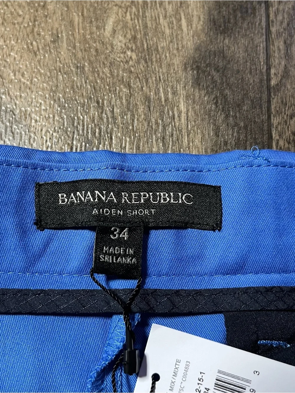 Banana Republic Core Temp Aiden Shorts Mens 34 Blue 7" 37.5 Stretch 320592 NWT - Picture 11 of 14